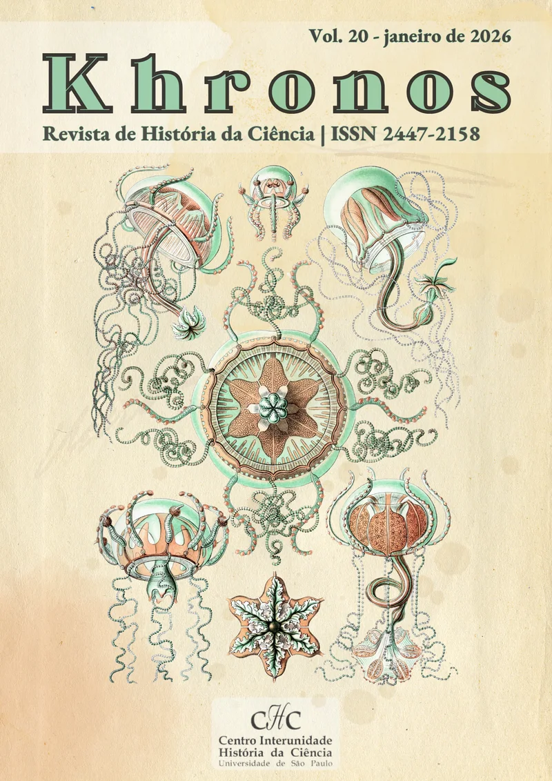 Capa da revista Khronos, vol. 20 (janeiro de 2026)